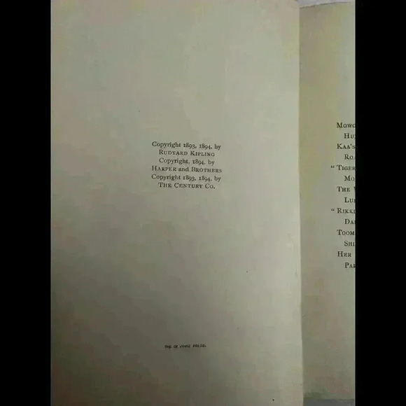 The Jungle Book by Rudyard Kipling 1896 First American Edition Rare Green Gilt - Picture 9 of 9